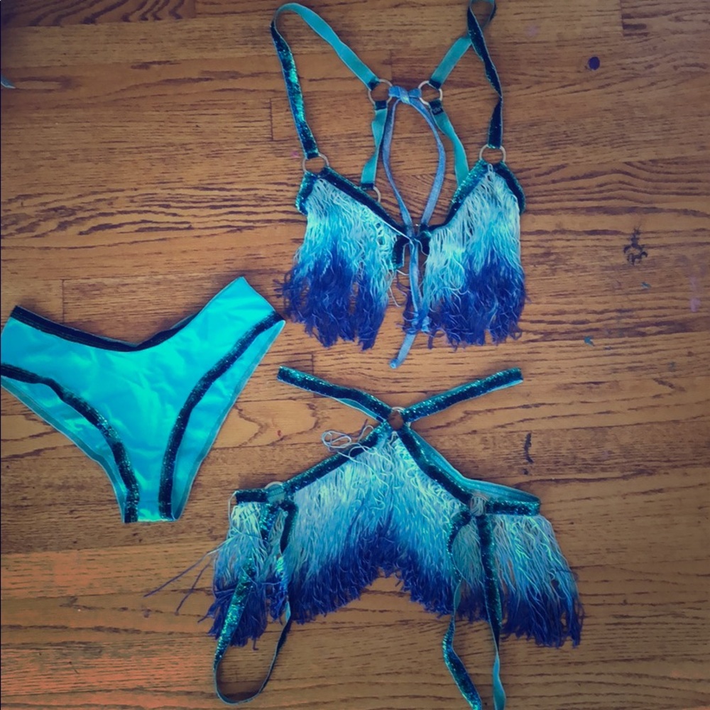 Rave/festival tassel set